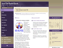 Tablet Screenshot of hazeldellbaptist.com
